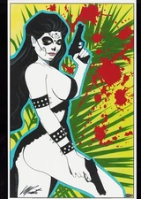 La Muerta: Primeval - Pop Art Edition 11 x 17 Print SIGNED