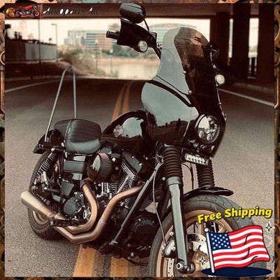 Smoke Front Fairing Kit For Harley Club Style Dyna Super Glide FXR T-Sport FXDXT