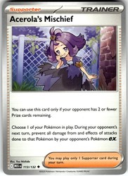 Acerola's Mischief 113/132 Mega Evolution Uncommon