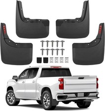 Mud Flaps For Chevy Silverado 1500 2019-2025 Front Rear Mud Splash Guards Mud Flaps For Chevy Silverado 1500 2019-2025 Front Rear Mud Splash Guards