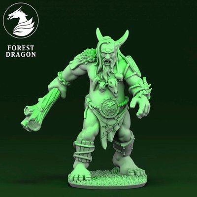 Forest Dragon - Orcs and Goblins Giant (10mm Epic Scale Fantasy Miniatures)