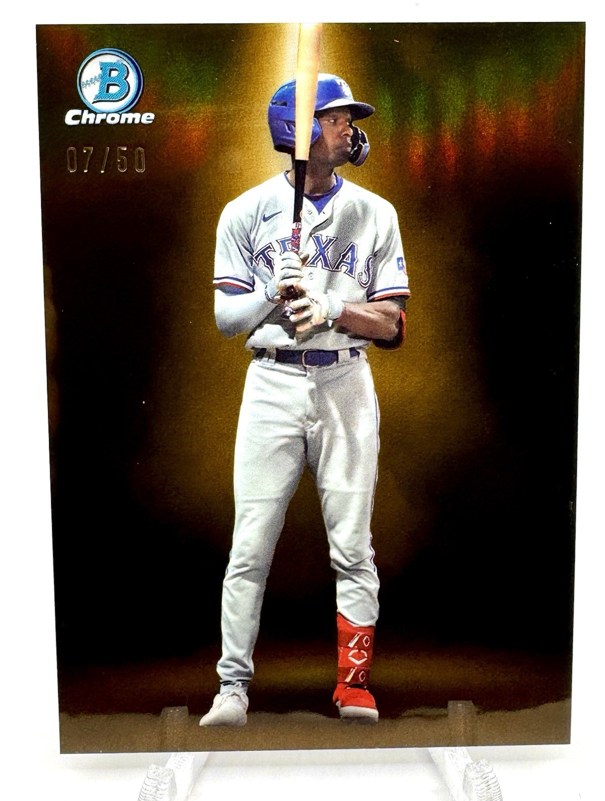 2024 BOWMAN SEBASTIAN WALCOTT GOLD SPOTLIGHT /50 CASE HIT SSP