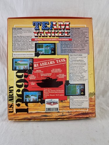 Vintage Retro Team Yankee Game for Commodore Amiga Empire Software - Picture 3 of 14