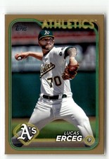 2024 Topps Update #US93 Lucas Erceg Gold #'d 1/2024