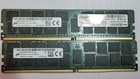 2 x Micron 16GB 2Rx4 PC4-2133P DDR4 ECC RDIMM Server Memory MTA36ASF2G72PZ