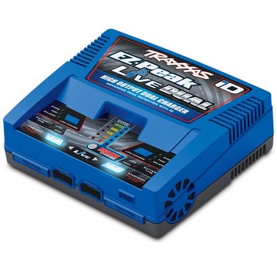 Traxxas 1/10 Rustler 2WD VXL * EZ-Peak Live Dual AC 4S 26A 200W 2-Ch iD Charger