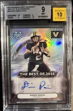 2025 Bowman’s Best University Diego Pavia Best Of 25 Auto BGS 9