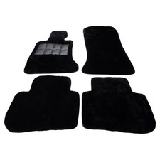 Bespoke Genuine Black Sheepskin Floor Mats fits Bentley Flying Bentayga S Azure