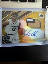 2022 Chronicles Draft Pick Jabari Walker RC RARE Jersey Auto COLORADO #/25