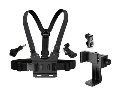 Brustgurt Halterung für Handy & Action Cam   POV Video Chest Mount Harness.