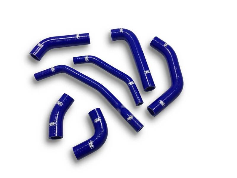 Durite de radiateur SAMCO en silicone bleu pour moto Kawasaki ZX-10R