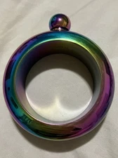 chic & tonic Bangle Flask 3.5 oz. Metallic