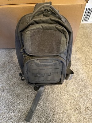 Maxpedition Entity Gray 8L Nylon Backpack Padded Adjustable Straps 3 Pockets