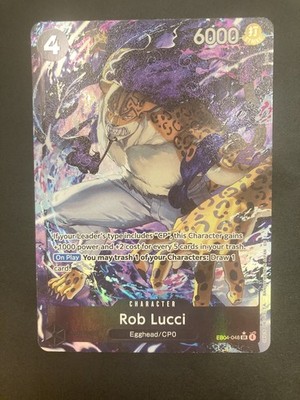One Piece TCG | Rob Lucci EB04-048 | Alternate Art | SR | NM | English