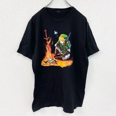 The Legend of Zelda Link Tultex Schwarz Baumwolle T-Shirt Unisex L Gebraucht ...