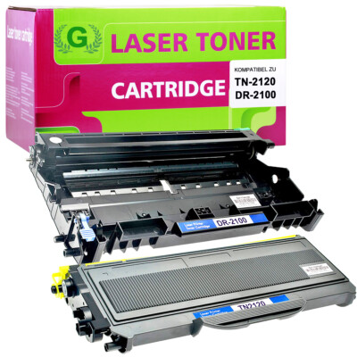XXL TONER TROMMEL für BROTHER TN2120 DR2100 DCP-7030 DCP-7040 DCP-7045N HL-2140