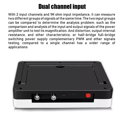 FNIRSI 1013D Dual Channel Touchable Panel Oscilloscope Mini 7" Touch Panel 2CH - Picture 20 of 22