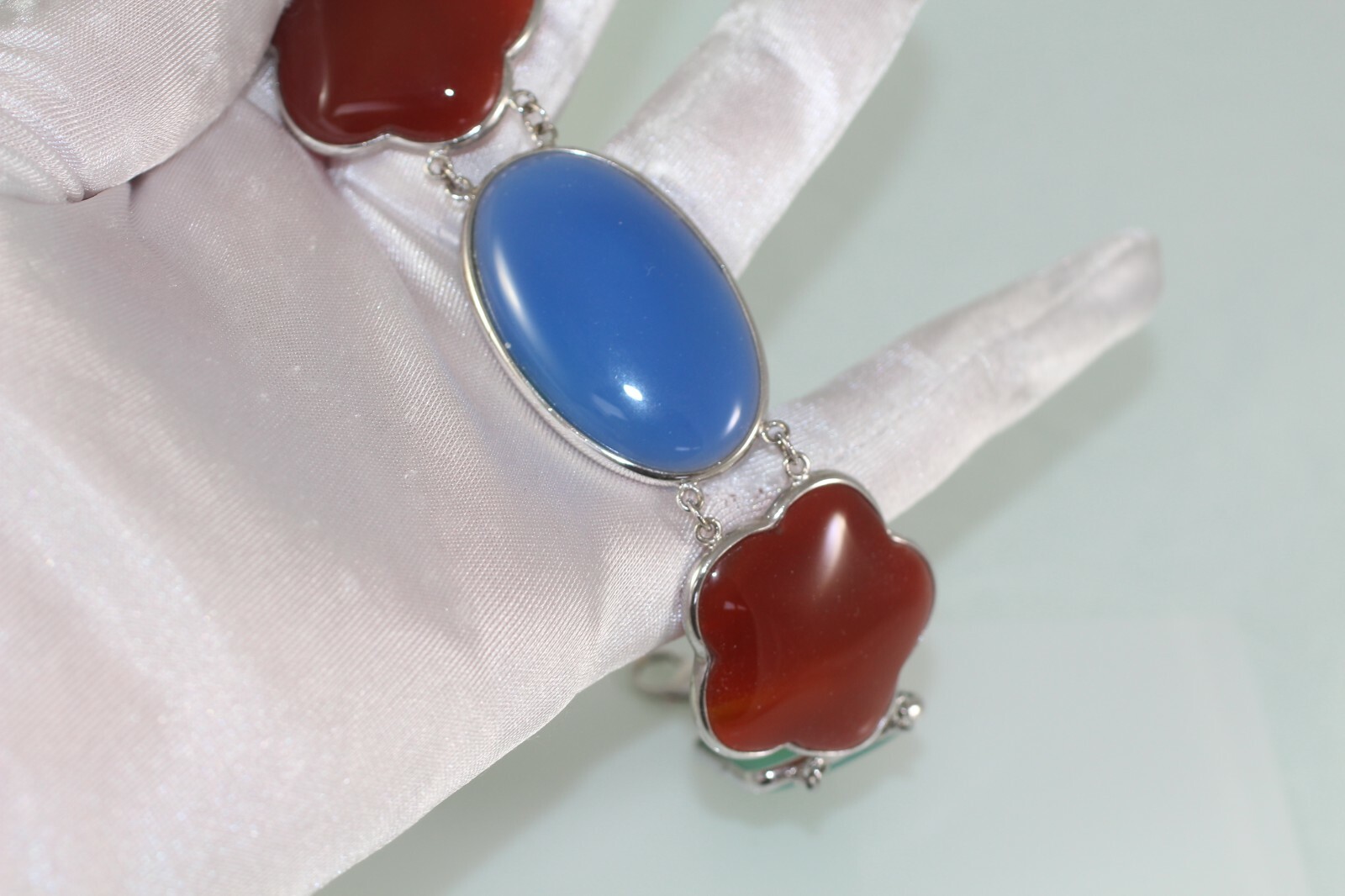 Statement Ross Simons Multi Gemstone Quatrefoil c… - image 7