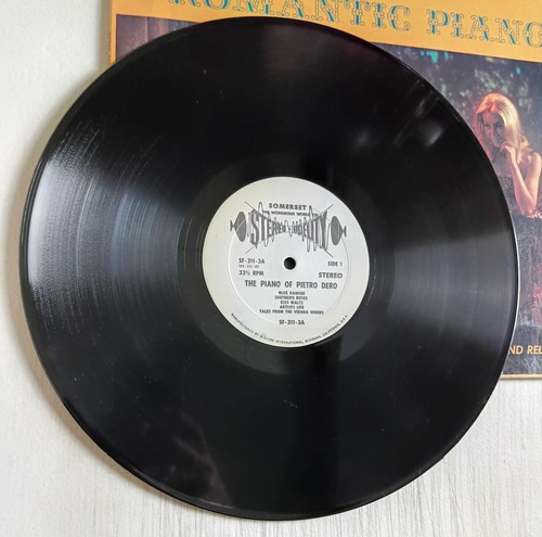 Pietro Dero & His Romantic Piano Music for Listening & Relaxing Vinyl LP Record - Foto 9 di 18