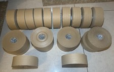 WATER ACTIVATED TAPES 48MMX100M REINFORCED 130GSM BROWN GUMMED PAPER BOX PARCEL