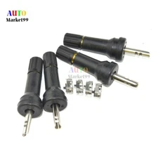 4X Sensor Valve Stem Tyre Pressure TPMS Service Kit for Nissan Juke Leaf Navara