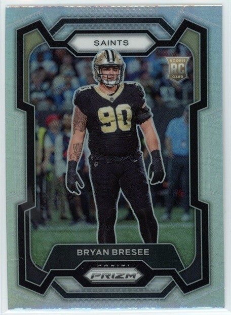 BRYAN BRESEE 2023 Panini Prizm Silver Rookie RC #372 Saints Clemson