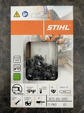 71PM3 65 STIHL NEW CHAINSAW CHAIN SAW 12 in. 1/4p .43 gauge   65 12  INCH BLADE 