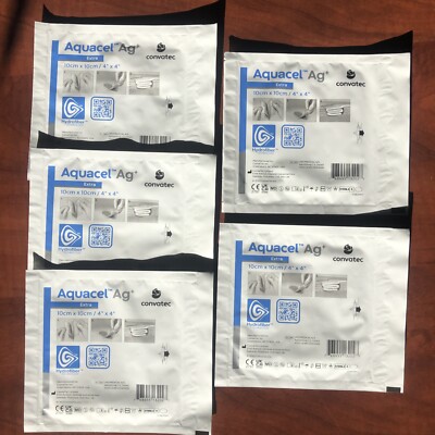 Aquacel AG Extra Silver Hydrofiber Wound Dressing 10cm X 10cm X 10 - View #8