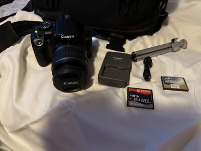 Canon EOS Rebel XTi Model DS126151 with Lens EFS 18-55mm and 2 SD