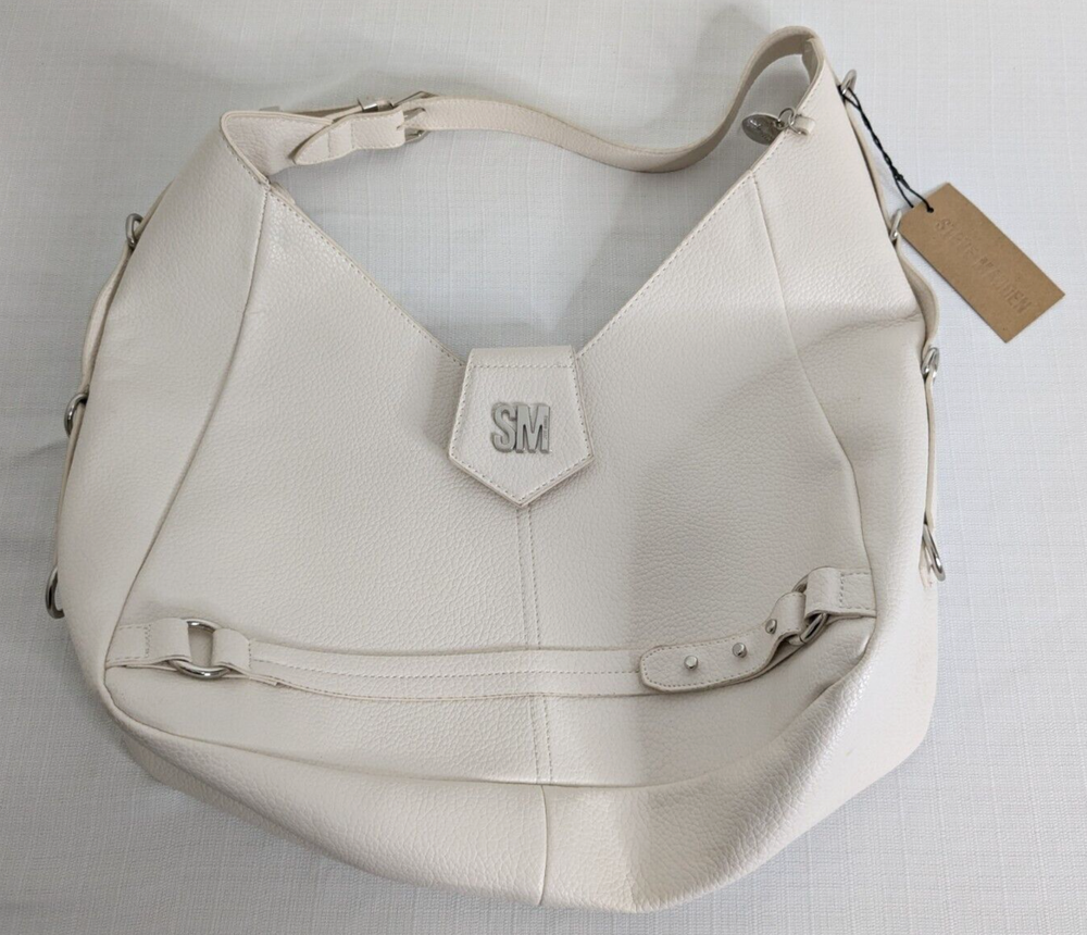 Steve Madden Women's Sandstorm BSTEWIE Hobo Pebbled Purse Bag $108 Nwt