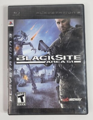 BlackSite Area 51 (Sony PlayStation 3, PS3, 2007) w/ Manual - Hollywood Video