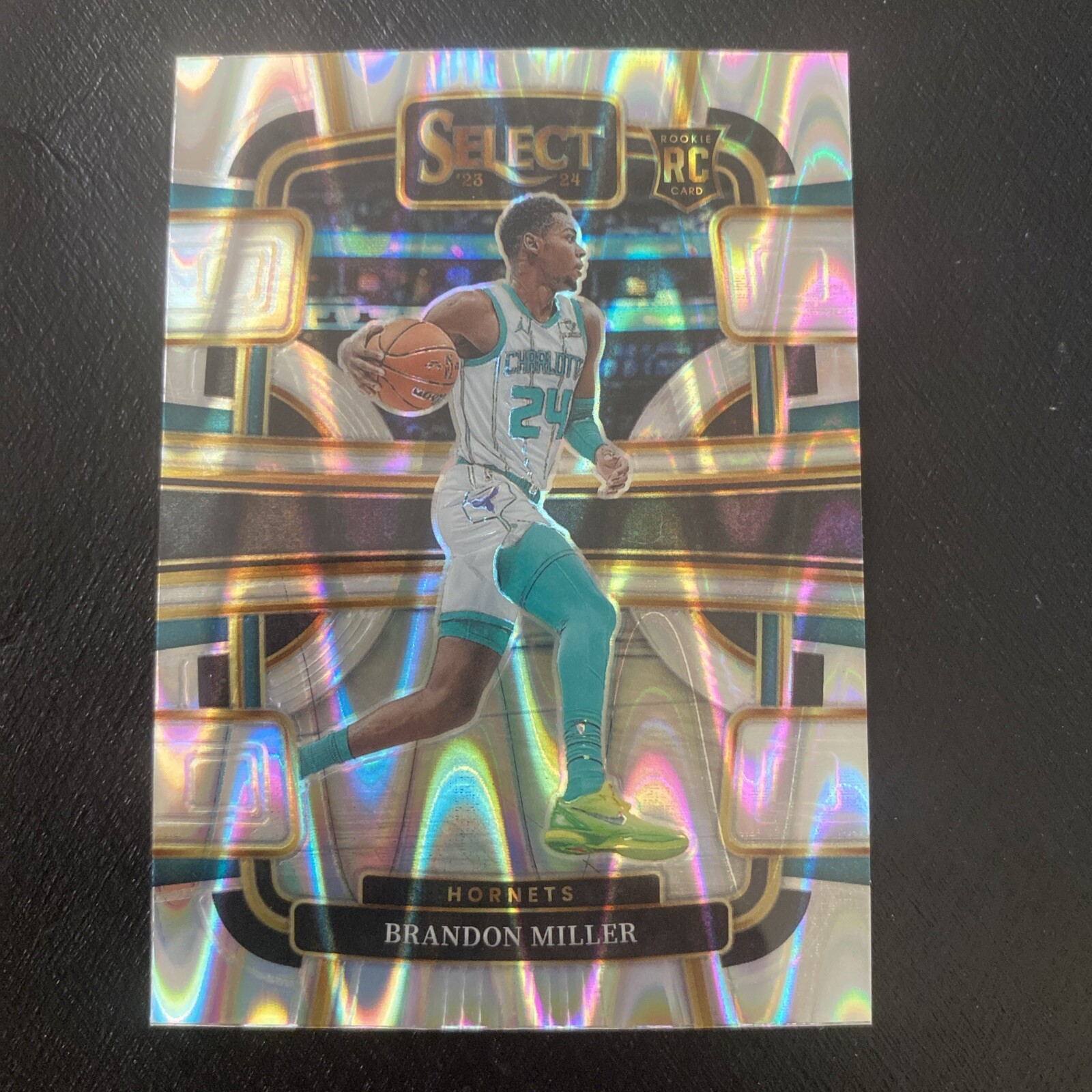 2023-24 Panini Select - Concourse Tectonic Prizm #80 Brandon Miller (RC) Hornets