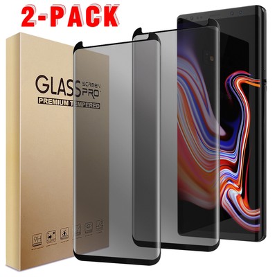 2Pack For Samsung Galaxy Note 8 Note 9 Privacy Tempered Glass Screen Protector