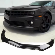 For 2010-2013 Chevrolet Camaro Black Front Bumper Lip Spoiler Splitter Body Kit