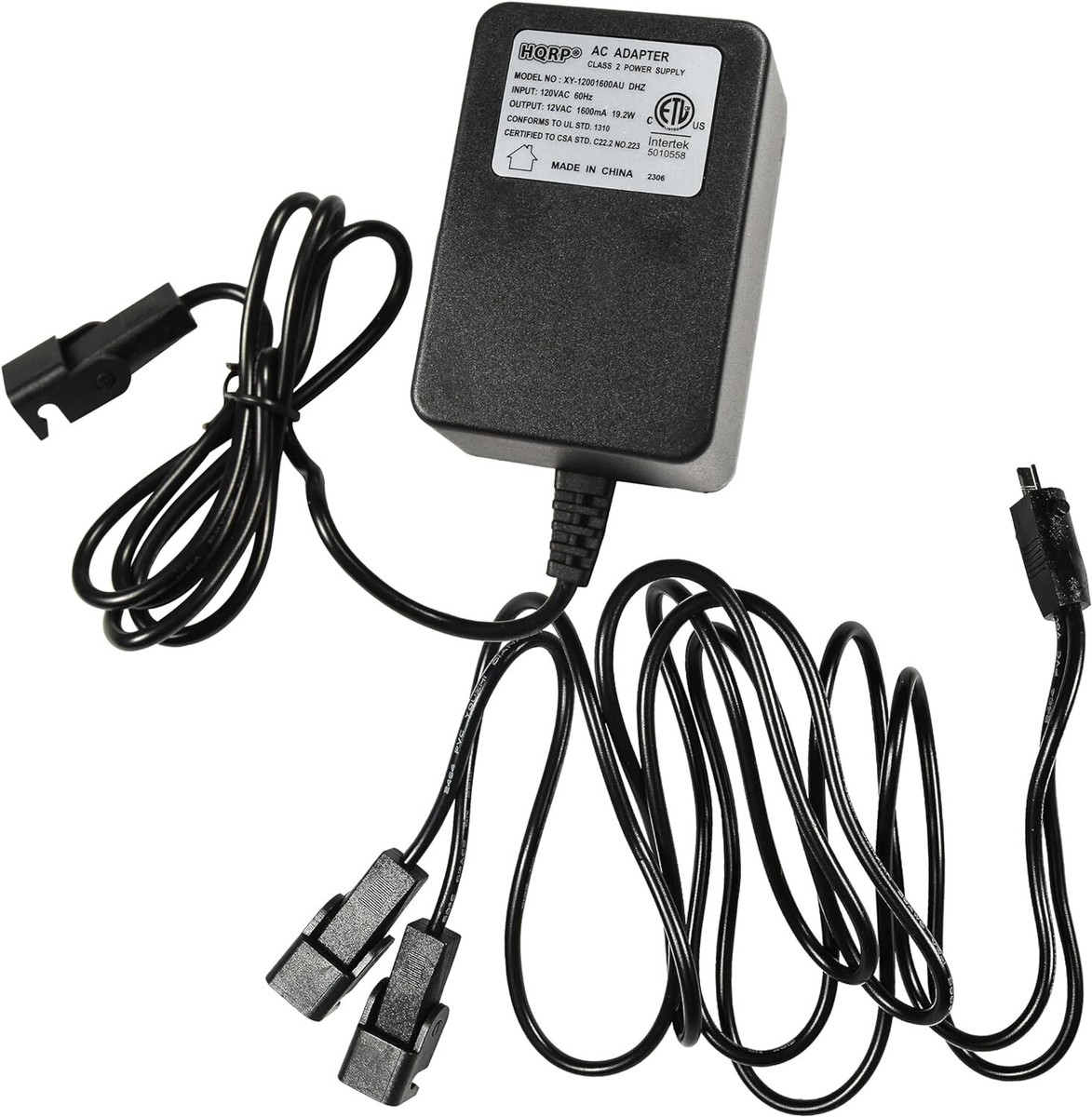 HQRP 12V AC Adapter + Power Cord for IKEA Modul APC481848