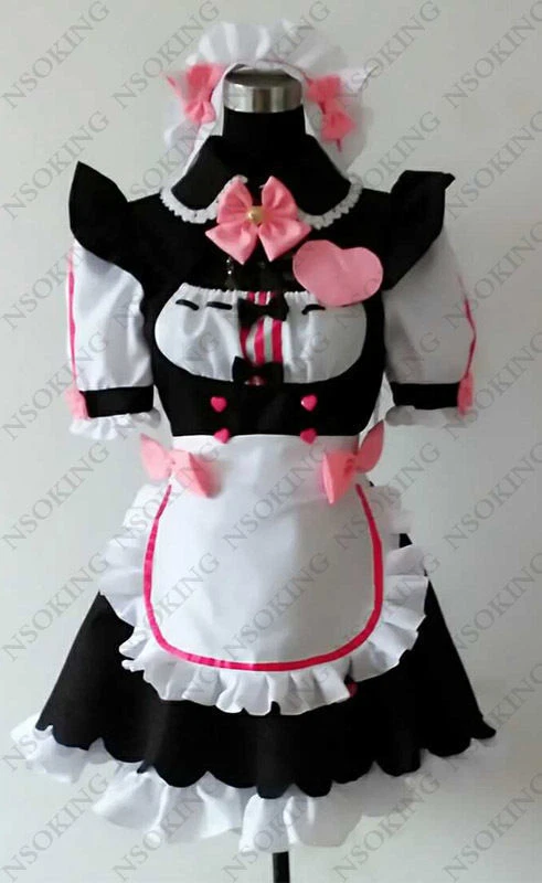 Nekopara Cosplay Chocolat Vanilla Maid Costume - Image 2 of 4