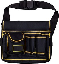 Tool-Lab Belt Tool Pouch with 6 Pockets Work Tools Storage PPE Electrician DIY