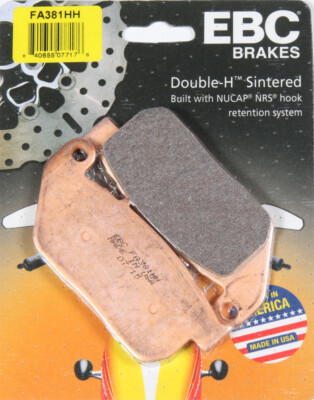 EBC 2004-2008 XL1200R Roadster Harley Davidson BRAKE PADS FA381HH DOUBLE-H SINTE