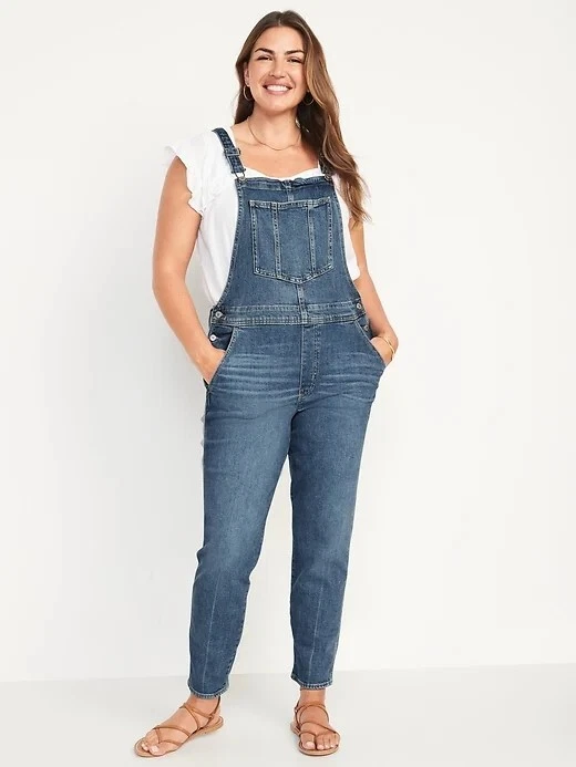 Vintage Women's Overalls - Medium Wash