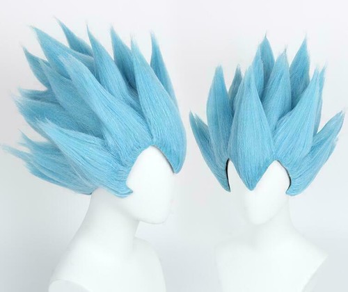 Dragon Ball Vegeta Goku Super Saiyan Hair Wig Cosplay Halloween Prop Short Hair - Afbeelding 9 van 11