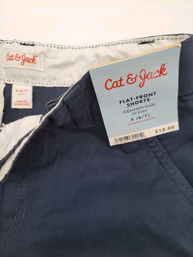 Cat And Jack Boys Flat Front Shorts Adjustable Waist 04-1561-24 - Picture 4 of 4