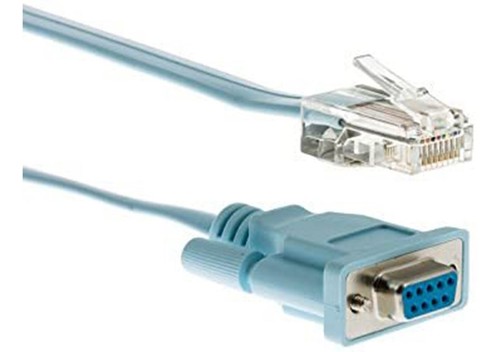 882658213243 Cisco RJ-45 to DB9F Console Cable, 6 Feet, Compatible with 600, 800 - Picture 4 of 4