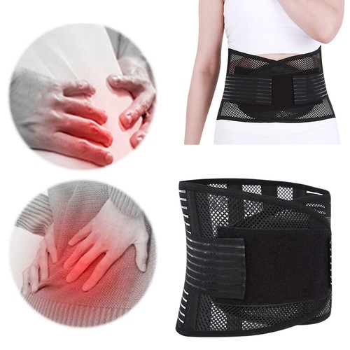 Back Brace Breathable Lumbar Support Belt for Lower Back Relief Sciatica - Zdjęcie 8 z 27