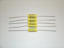 Mallory 150 metalized polyester .047uf capacitors,  Fender tweed amp caps, 5pcs.