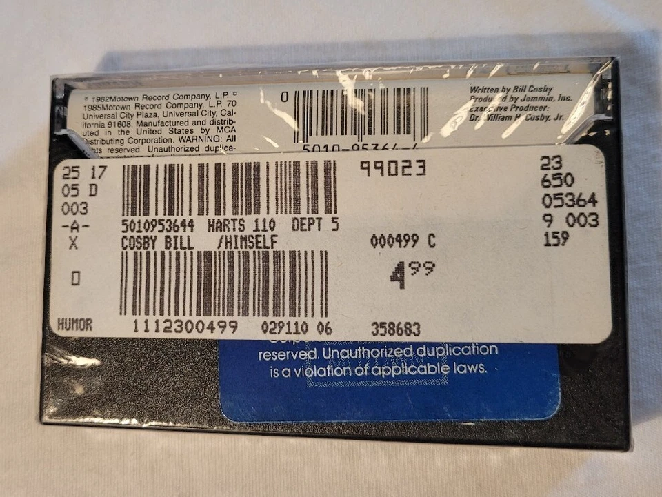 Bill Cosby Himself Cassette Tape Vintage Sealed Motown  - Image 3 of 4