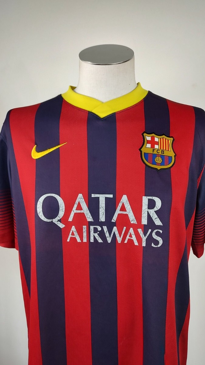 Nike Barcelona Men's Soccer Jersey Size L Vintage Sport 13
