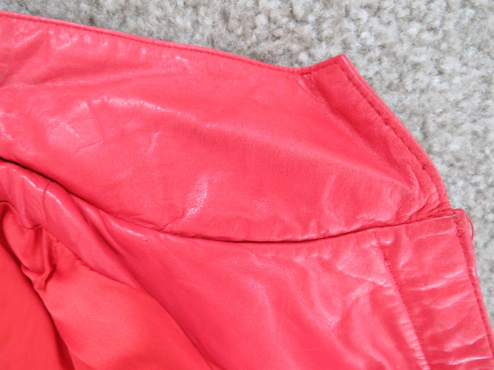 Robert Comstock Summit Red Leather Jacket womens … - image 13