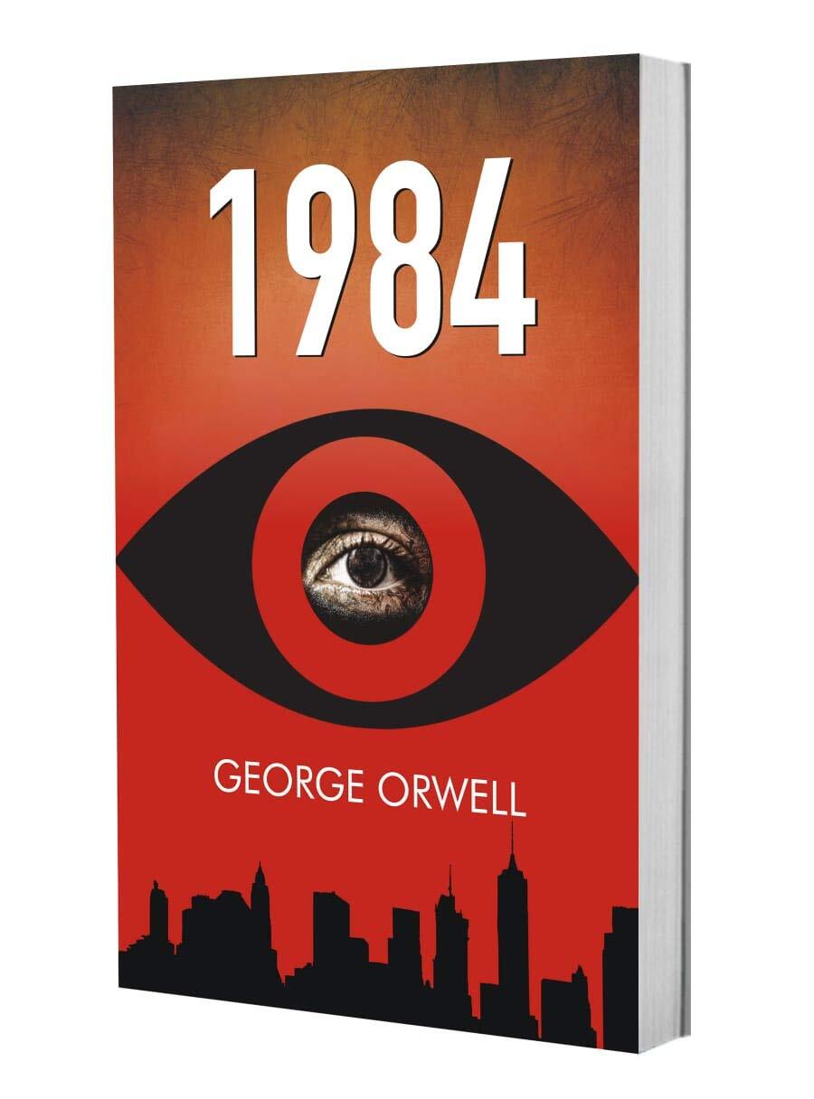 1984 By George Orwell, New Paperback, Free Shipping worldwide +++