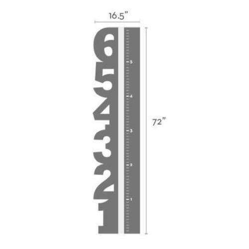 Numbers - Growth Chart Wall Decal Najnowsze prace, nowe