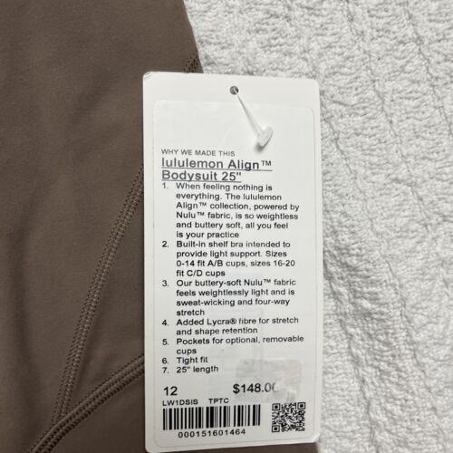 Lululemon Align Body 25" Größe 12 NEU Leggings - Bild 2 von 7